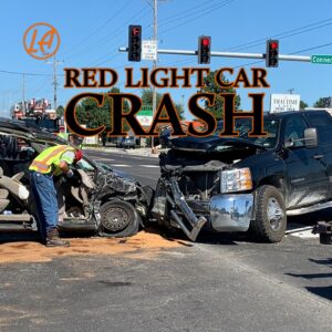 red light car crash - LA LAW personal injury lawyers