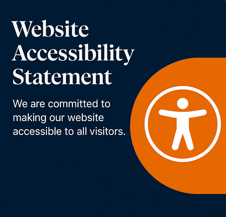 Website accessibility statement banner showing LA LAW’s commitment to ADA Level AA compliance