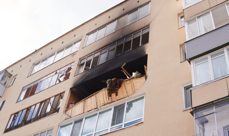 Apartment Building Fire Leaves Resident Injured on East St