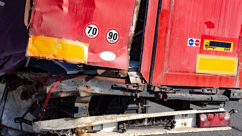 Jackknifed Tractor-Trailer Involved in Multiple-Vehicle Crash on I-91 S