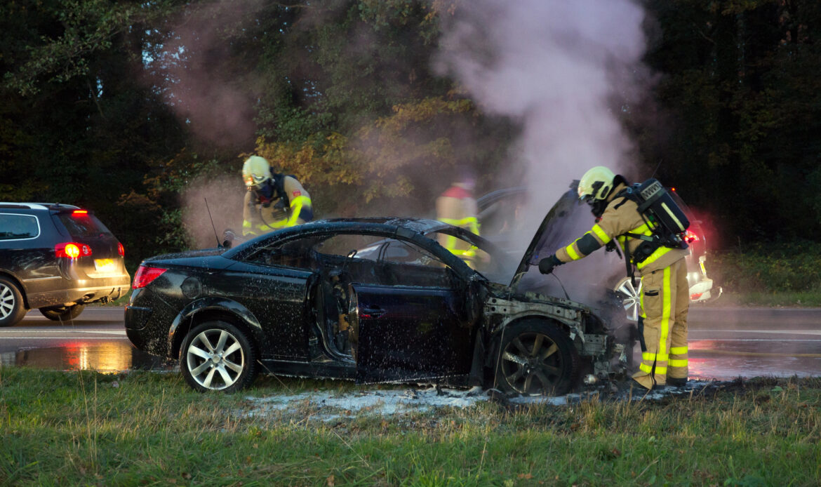 Two Injured in Vehicle Fire Crash on Lebanon Rd