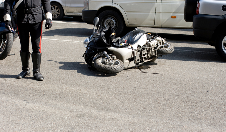 Car and Motorcycle Crash with Serious Injuries on S Main St