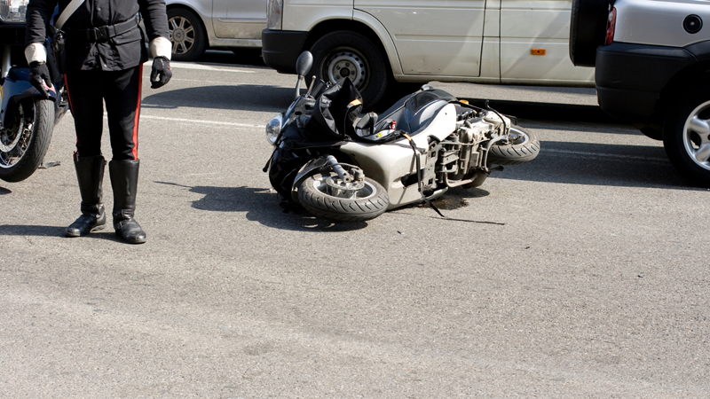Car and Motorcycle Crash with Serious Injuries on S Main St