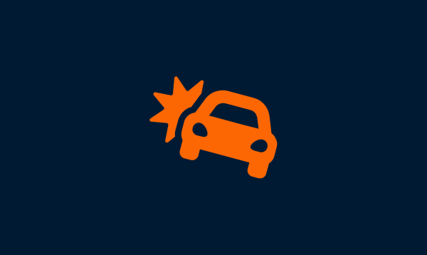 car crash icon - Connecticut car accident legal guide